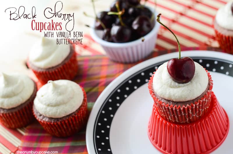Black Cherry Cupcakes