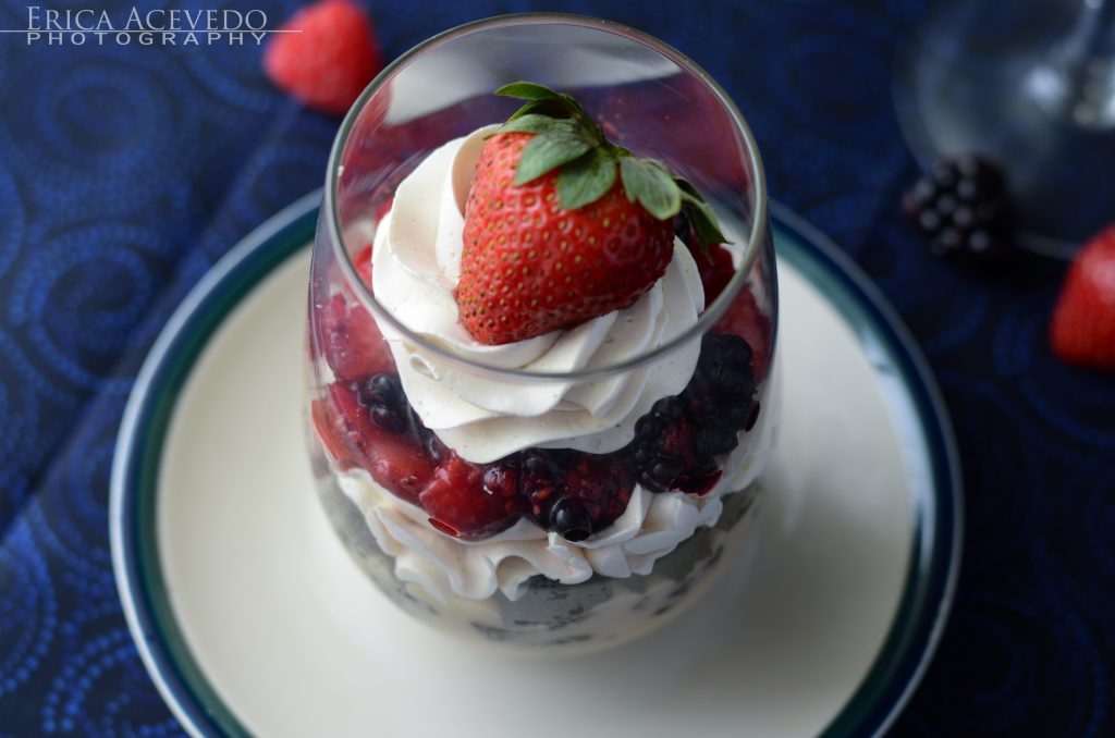 Mocha White Chocolate Berry Mini Trifles