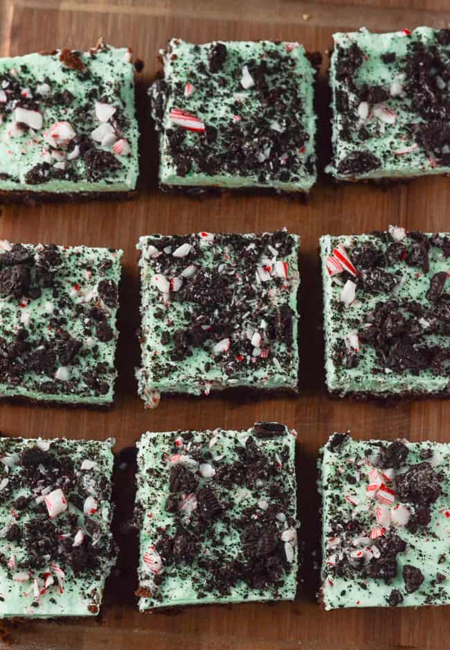 Naughty & Nice Mint Mousse Brownies