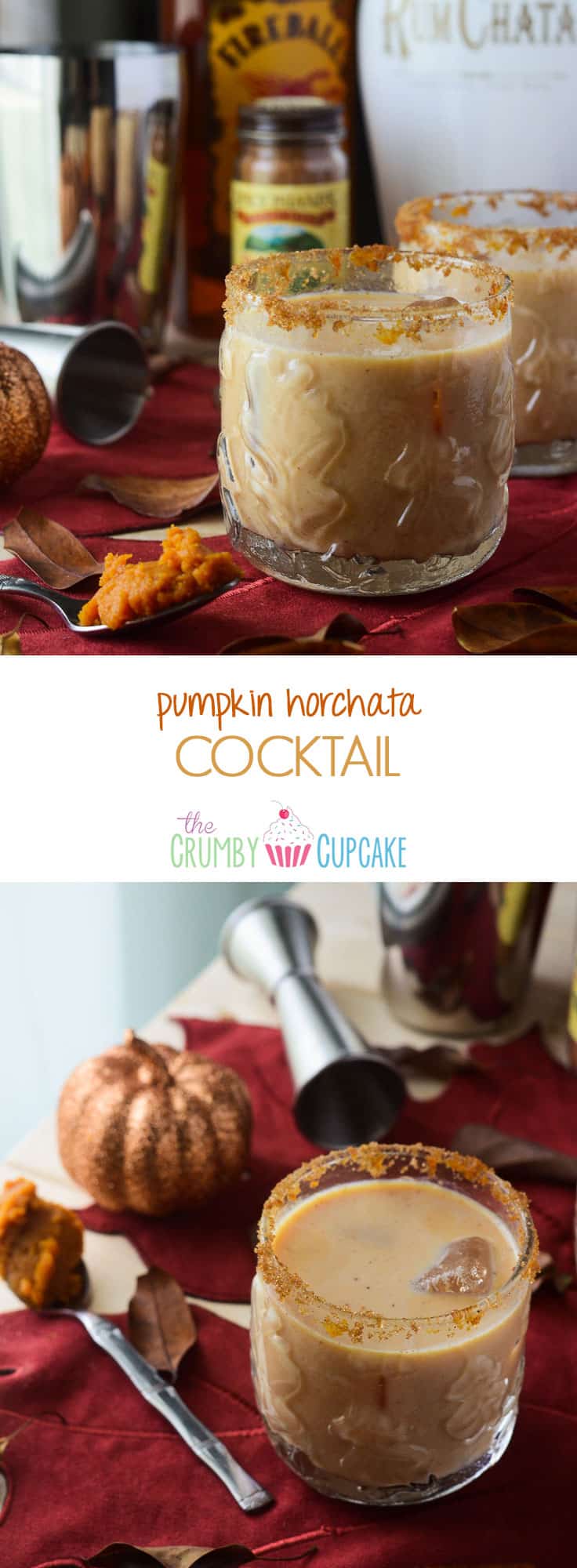 Pumpkin Horchata Cocktail | A boozy fall-flavored infusion of pumpkin spiced proportions! 