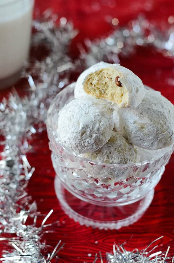 Nana's Russian Teacakes | Straight out of Nana's recipe book, these "nut balls" are the same soft, buttery, melt-in-your-mouth teacakes found all over the world at Christmastime.