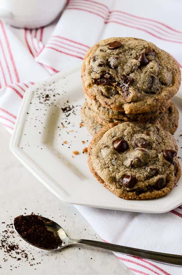 Fall isn't just pumpkins, maple, and apples . It's all things warm and cozy, and a batch of these Brown Butter Coffee Chocolate Chunk Cookies is just what you need to jumpstart your heart right into the cooler weather!