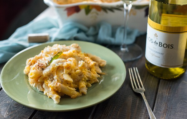 A tasty seasonal spin on an easy Italian dish, this Five Cheese Butternut Squash Baked Ziti makes a great meal between holidays or a sensational side to the main event!