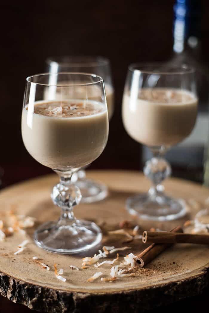 Not the biggest fan of eggnog? Give it's tropical Puerto Rican cousin a try - coconut-based Coquito is rich, creamy, full of rum, and ready for any holiday party!
