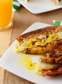 Havarti Breakfast Grilled Cheese Sandwich The Crumby Kitchen