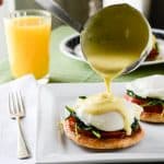 Tomato & Eggs Florentine with Homemade Hollandaise Sauce | Get the recipe at My Cooking Spot!