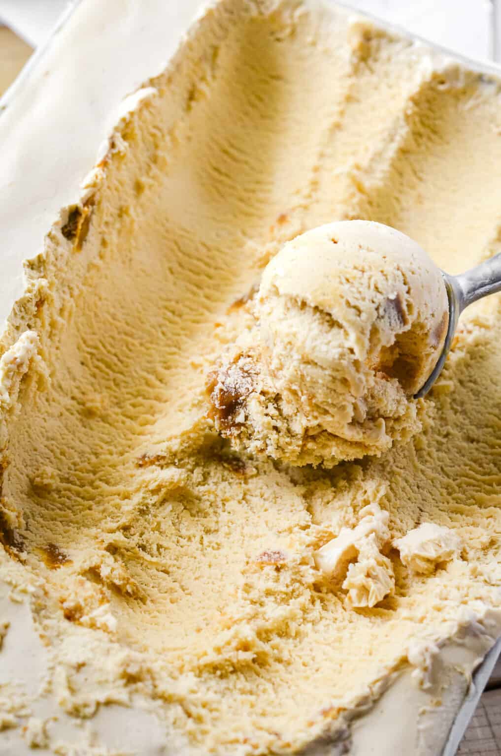 The Best Homemade Dulce de Leche Ice Cream • The Crumby Kitchen