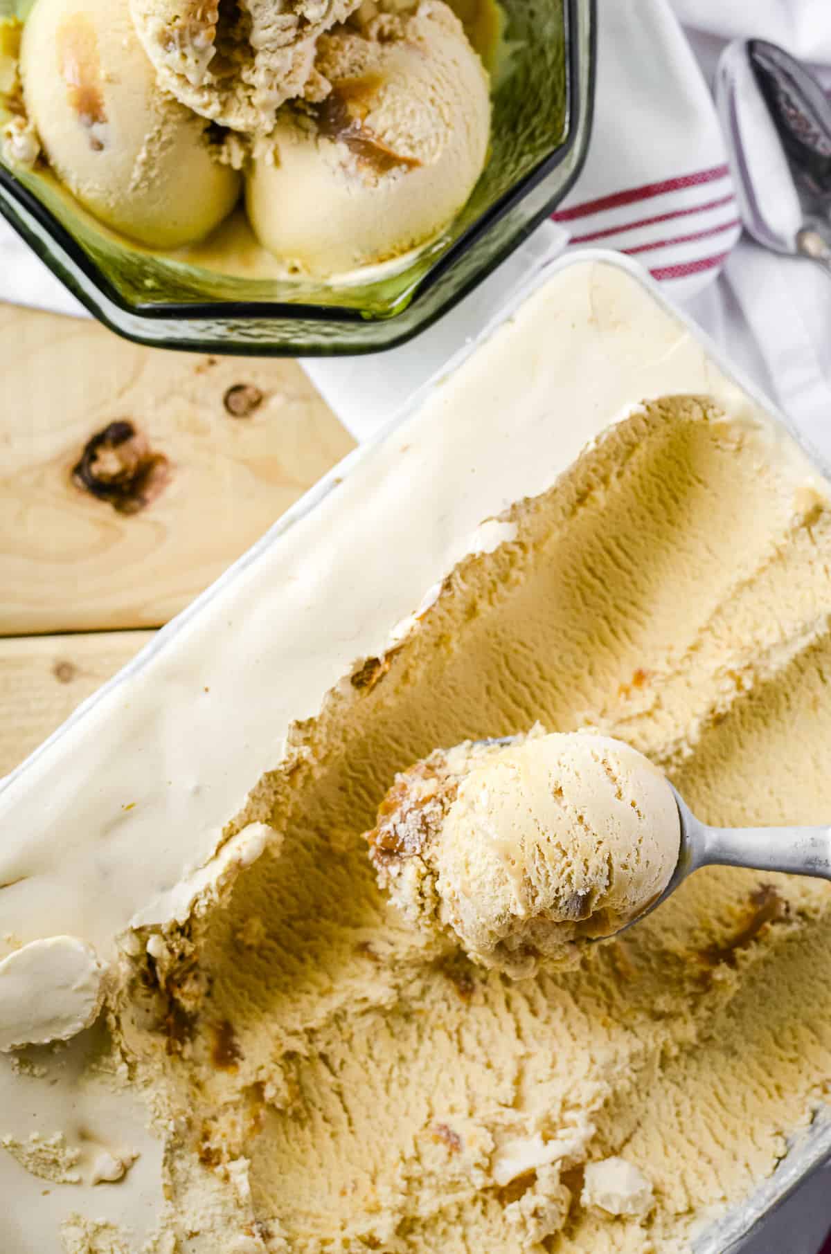 The Best Homemade Dulce de Leche Ice Cream • The Crumby Kitchen