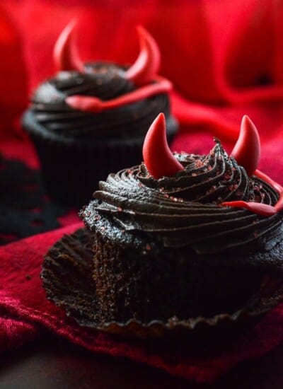 Spicy Little Devil's Food Cupcakes