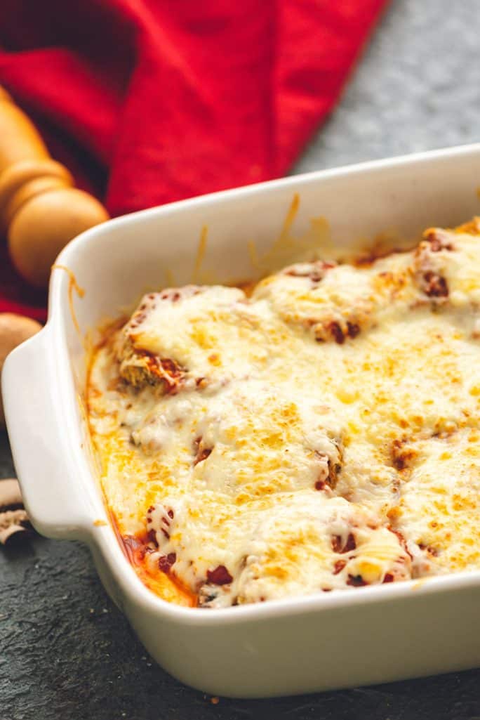 The Best Baked Eggplant Parmesan (VIDEO!) • The Crumby Kitchen