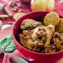 Slow Cooker Apple Gingerbread Crumble 4 1