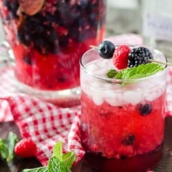 Summer Berry Pitcher Mojitos 4 1