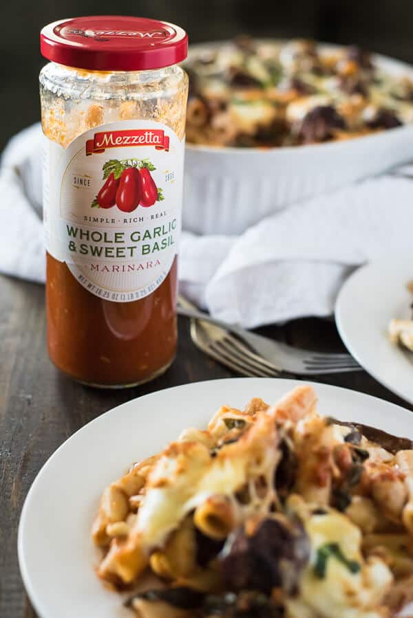 Grab a fork and dig into this Baked Ziti with Meatballs, a veggie-packed, cheese lover's heaven on a plate! The meatballs and garlic-basil marinara sauce amp up the flavors and make this a recipe you'll want every week!