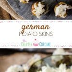 Pinnable image for German potato skins.