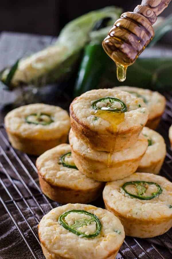 Jalapeno Popper Cornbread Muffins • The Crumby Kitchen