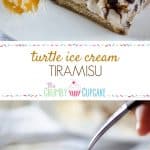 How do you make an already delicious dessert even better? Add a few more ingredients and turn it into a twisted frozen classic - Turtle Ice Cream Tiramisu!