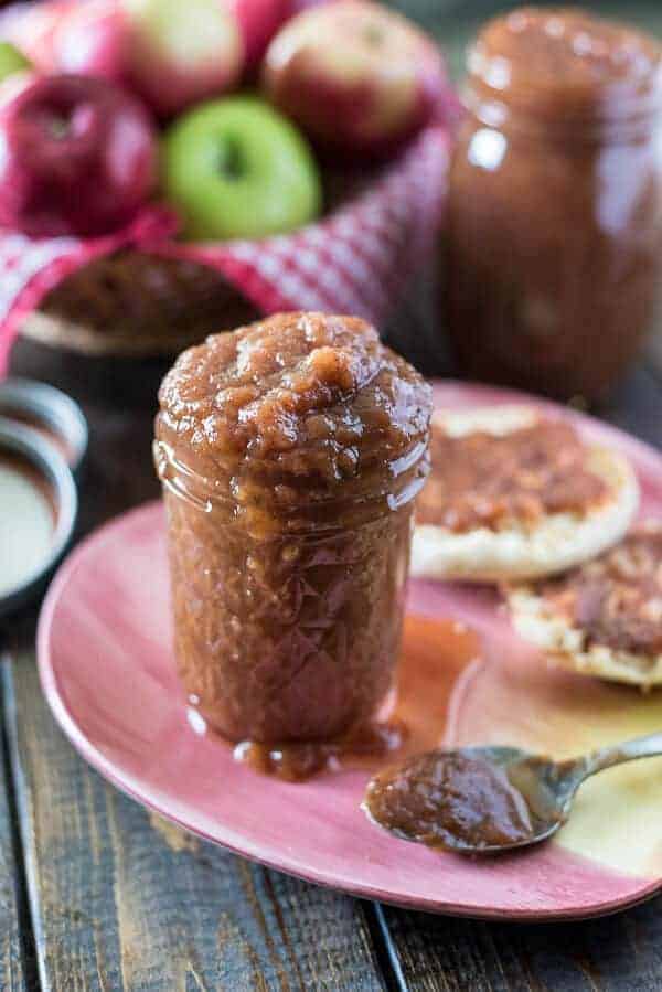 Slow Cooker Apple Butter • The Crumby Kitchen