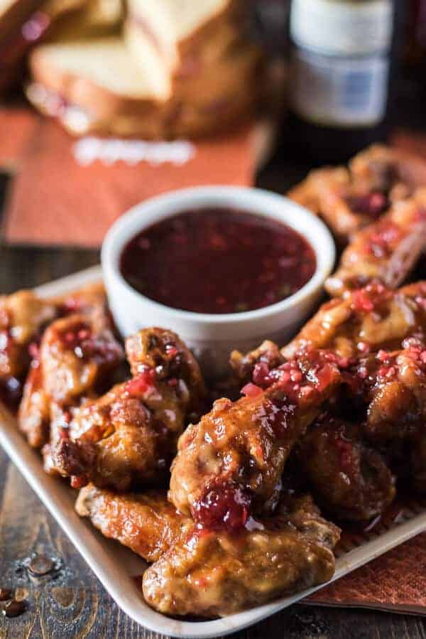 Spicy Peanut Butter and Jelly Wings • The Crumby Kitchen