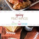 Calling all football fans - Spicy PB&J Wings are here turn a famed childhood sandwich into your new favorite tailgating snack! Dip these peanut butter glazed chicken wings into the strawberry jalapeno glaze and cheer louder than ever before!