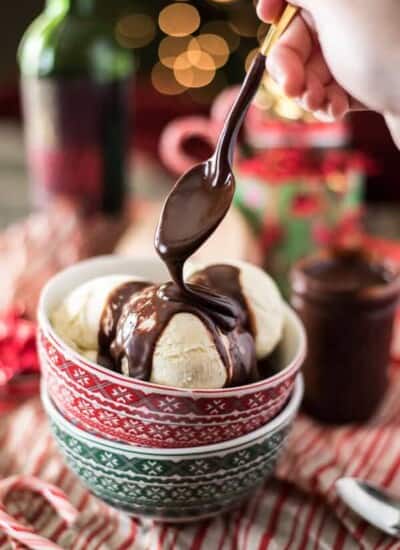Red Wine Hot Fudge Sauce is a great gift for chocolate and vino lovers alike - perfect for those bowls of ice cream that just need a little extra something special!