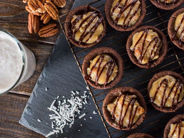 Cupcakes for cookie lovers! Ooey, gooey, and chewy, these German Chocolate Cookie Cups are the perfect treat to include in any holiday celebration!