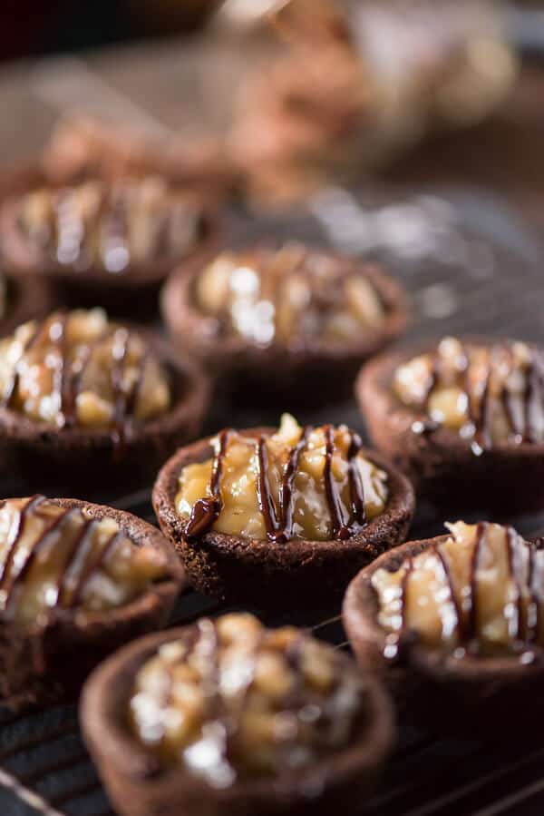 German Chocolate Cookie Cups • The Crumby Kitchen
