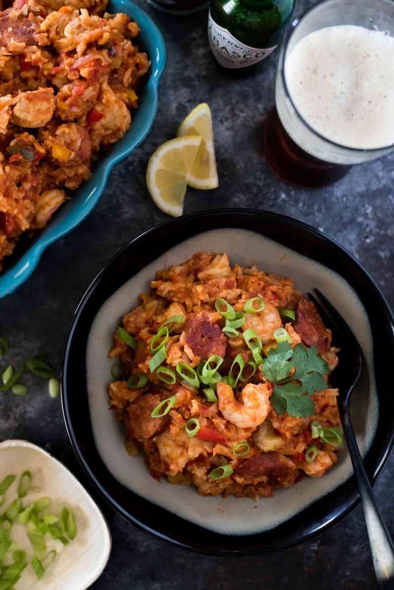 Slow Cooker Jambalaya • The Crumby Kitchen