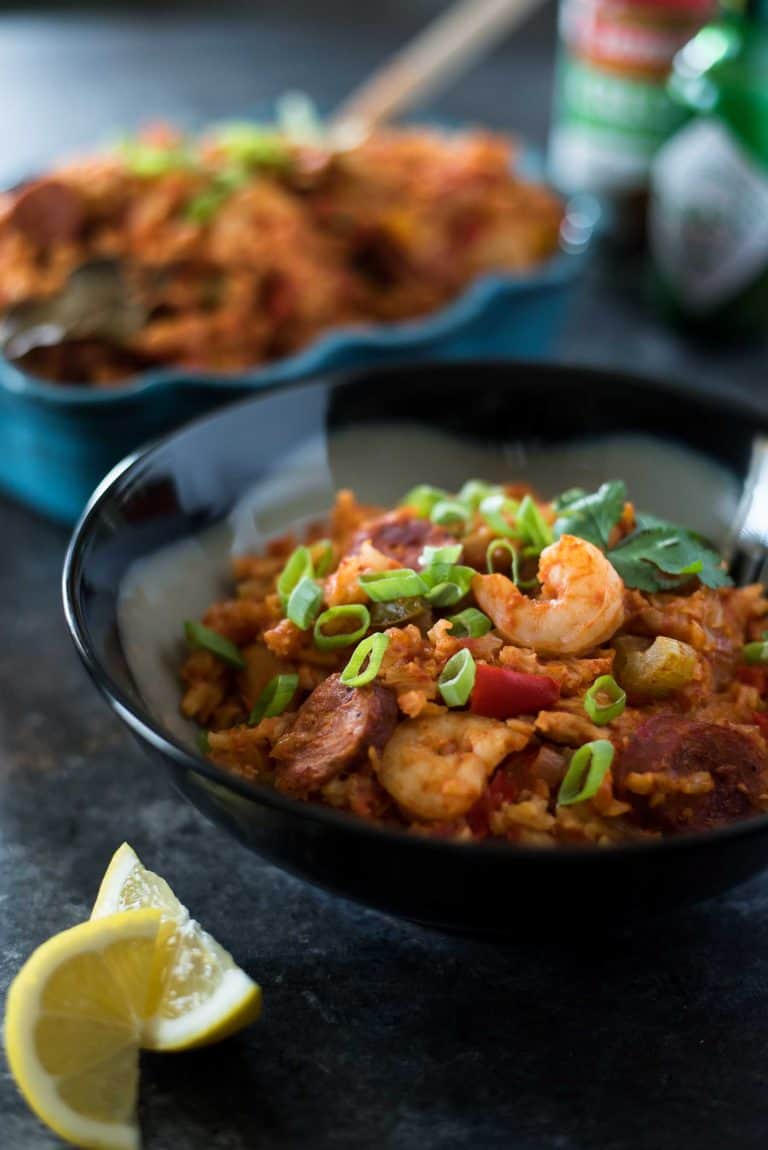 Slow Cooker Jambalaya • The Crumby Kitchen