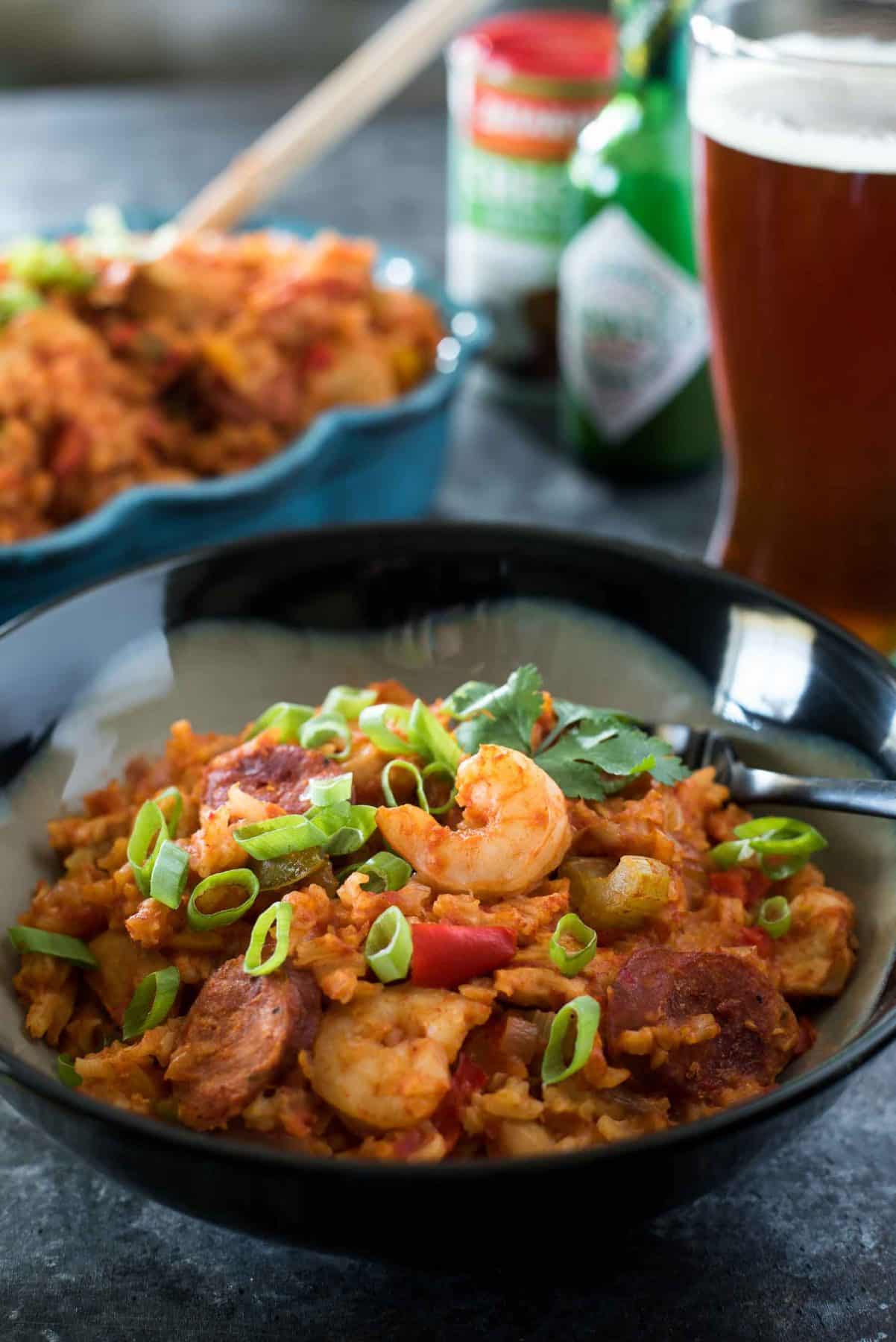 Slow Cooker Jambalaya • The Crumby Kitchen