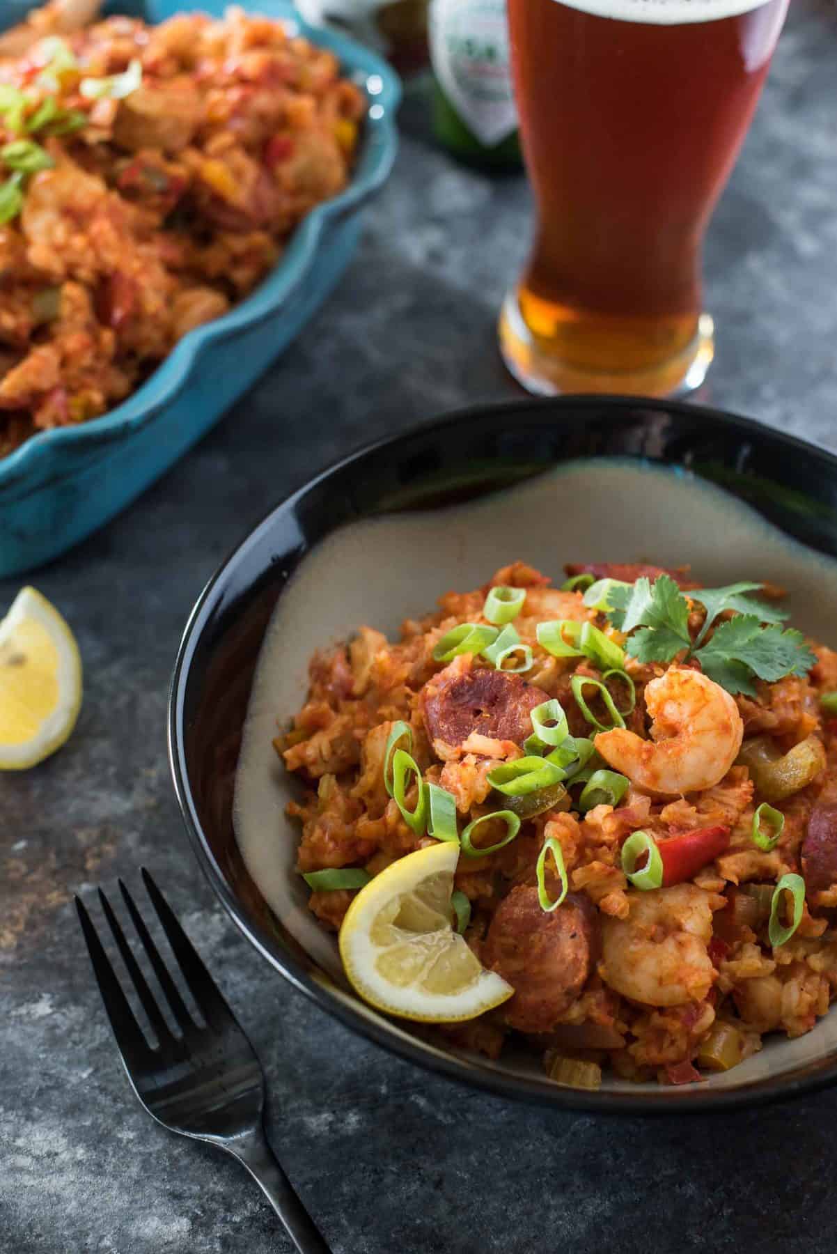Slow Cooker Jambalaya • The Crumby Kitchen