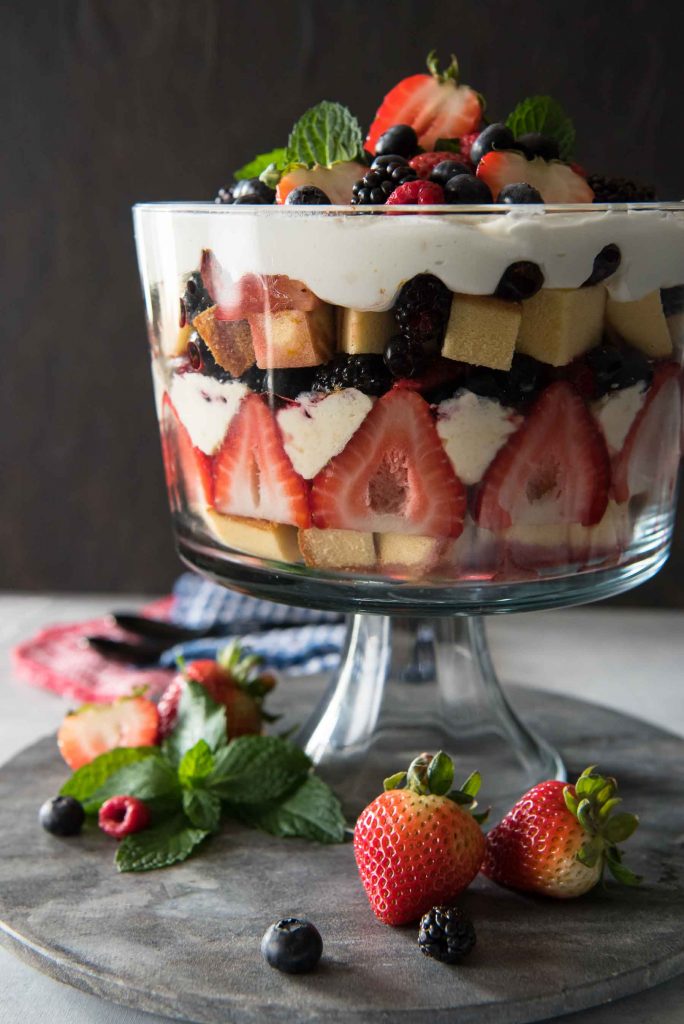chantilly berry trifle