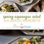 Spring has sprung, and its vegetables are at their peak! This Spring Asparagus Salad is a wonderful way to showcase raw asparagus - thinly sliced and tossed with tomatoes, almonds, Parmesan, mint, and a simple lemon vinaigrette.