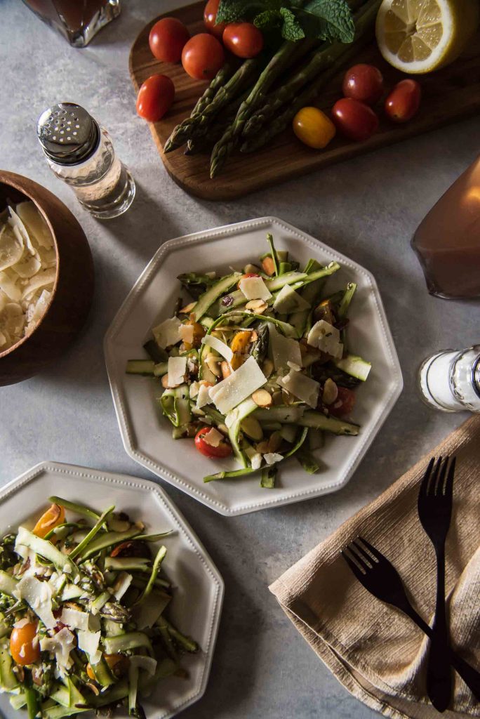 Spring Asparagus Salad with Lemon Vinaigrette • The Crumby Kitchen