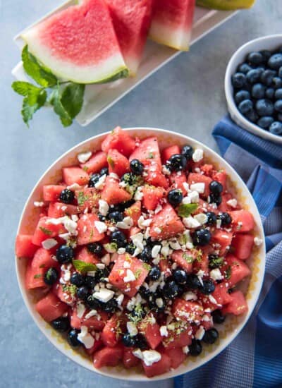 Blueberry Watermelon Salad