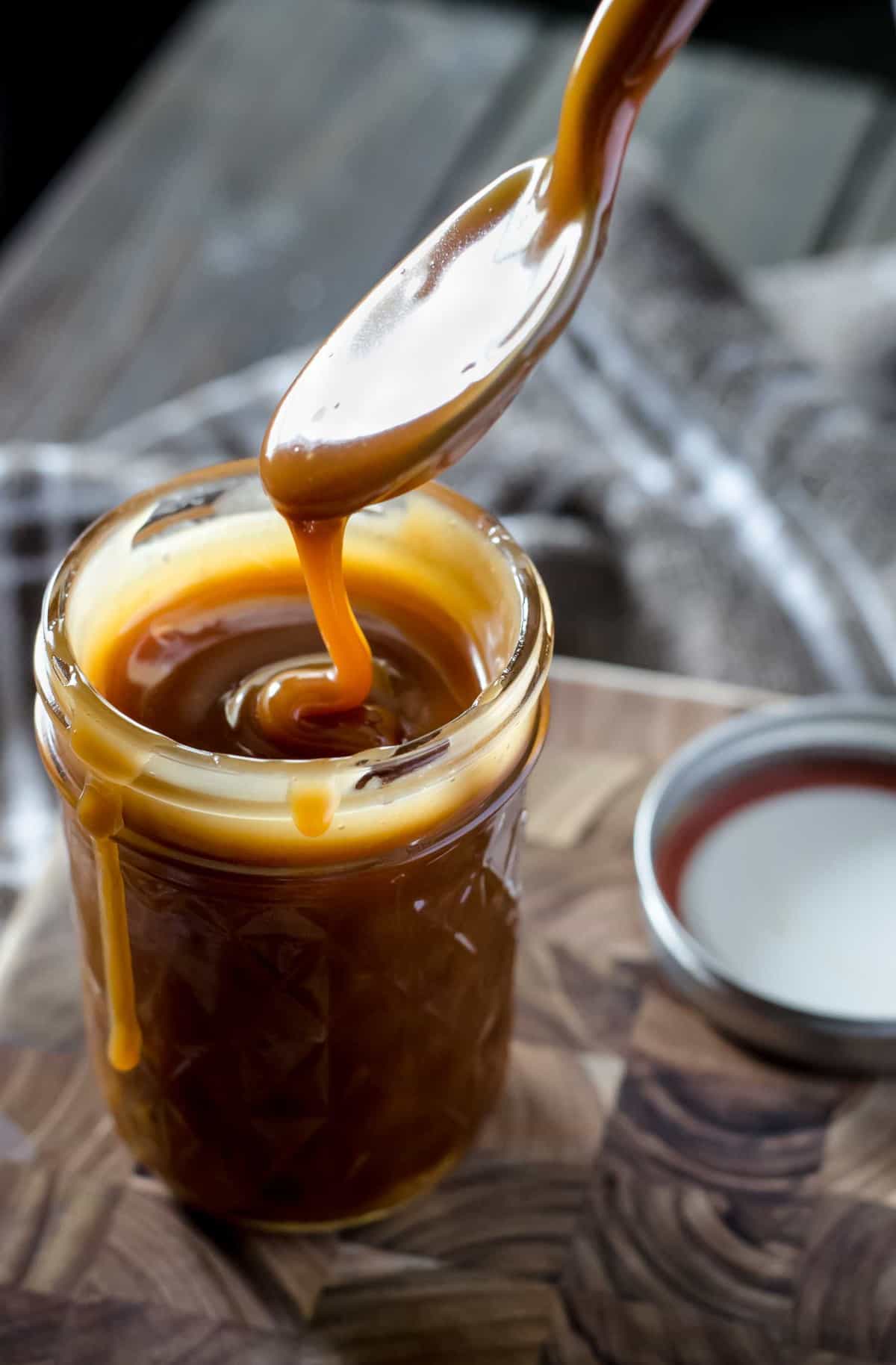 Ditch the store-bought jar! Homemade Caramel Sauce can be yours to drizzle over whatever you please in about 20 minutes with only 3 ingredients!