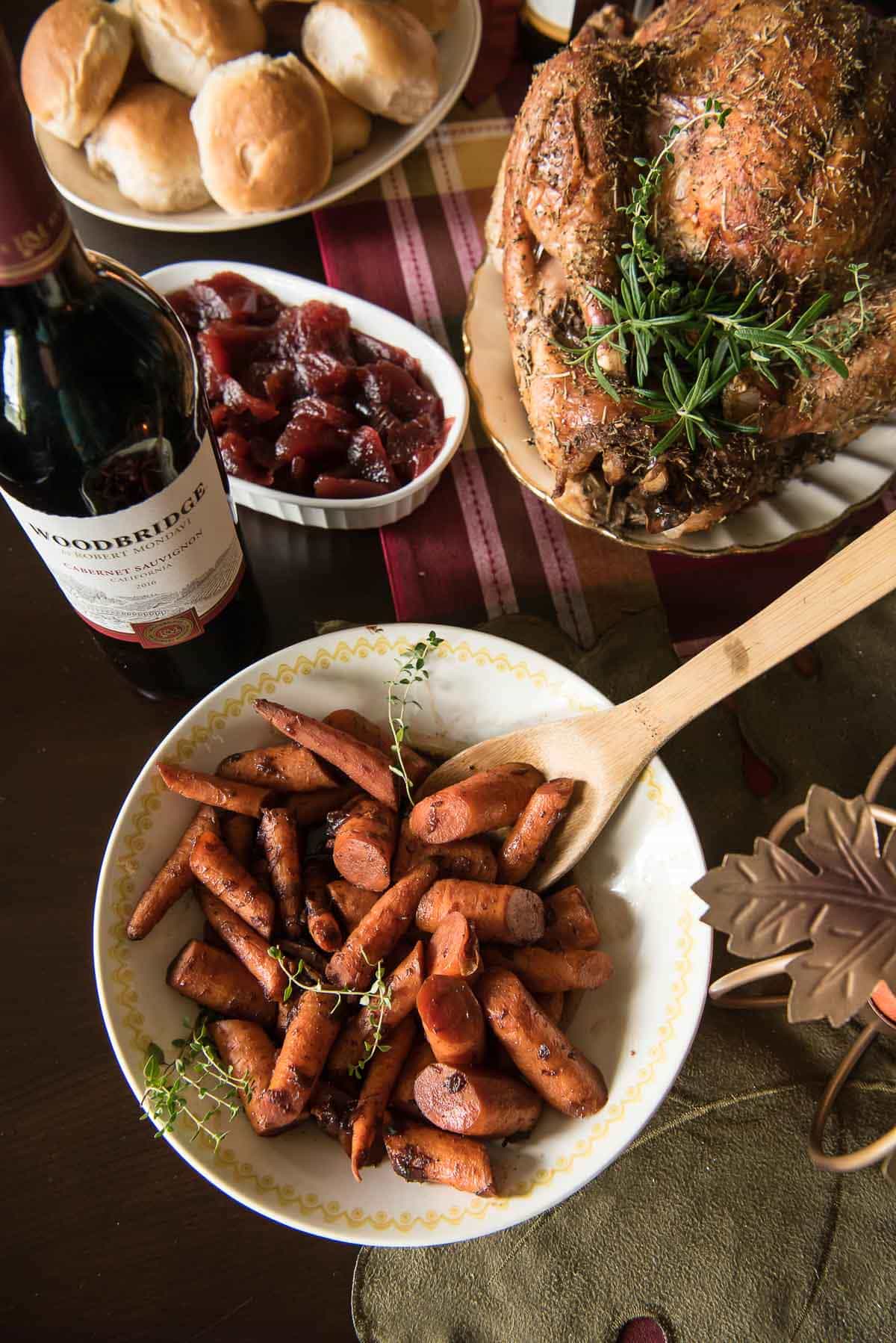 Red Wine & Maple Glazed Carrots • The Crumby Kitchen