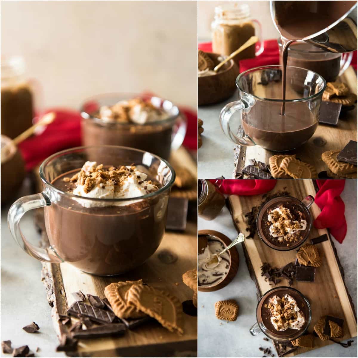 Cookie Butter Hot Chocolate • The Crumby Kitchen