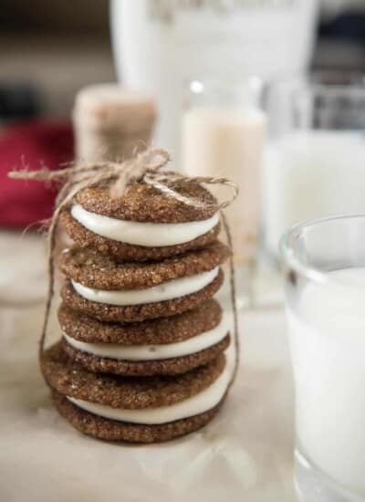 Ginger Snap Sandwich Cookies package