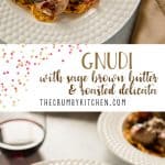 These pillowy Gnudi with Sage Brown Butter are gnocchi-like dumplings made with creamy ricotta cheese. Paired with seasonal roasted squash, herbs, and crispy prosciutto, it will be a welcome side dish on your table!