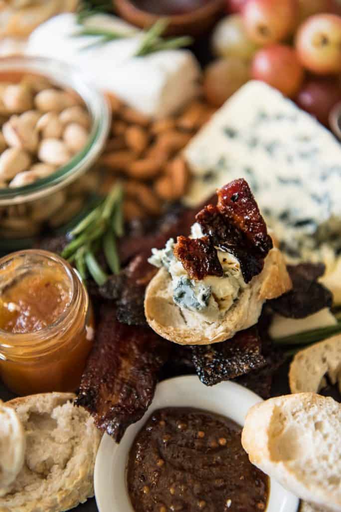 Maple Sriracha Candied Bacon & a French Winter Cheeseboard