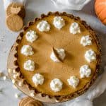 White Chocolate Pumpkin Cheesecake Tart