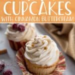 These fluffy Horchata Cupcakes, flecked with vanilla bean, are filled and topped with a boozy whiskey buttercream that's sure to please all the cinnamon lovers in your life!