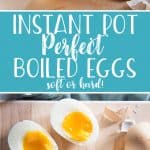 Whether you like them soft-boiled or hard, the best and fastest way to achieve healthy, nutritious, perfectly boiled eggs is in your pressure cooker! Got 3-5 minutes? These Instant Pot Perfect Boiled Eggs are so easy - from the cooking to the peeling!