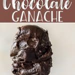 Indulge in a decadent bite of luscious chocolate ganache.