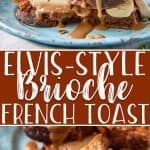 Elevate your breakfast with a batch of this incredible Elvis-Style Brioche French Toast! Fresh bananas, crispy bacon, and an easy peanut butter syrup turn an ordinary weekend breakfast into something super special!