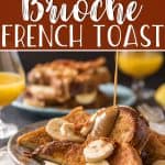 Elevate your breakfast with a batch of this incredible Elvis-Style Brioche French Toast! Fresh bananas, crispy bacon, and an easy peanut butter syrup turn an ordinary weekend breakfast into something super special!