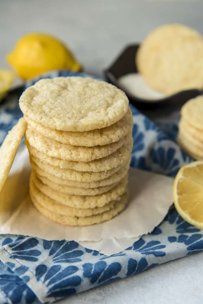 Soft & Chewy Lemon Sugar Cookies recipe