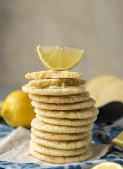 Soft & Chewy Lemon Sugar Cookies recipe