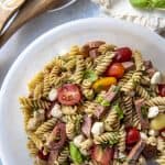 easy Caprese Pasta Salad recipe