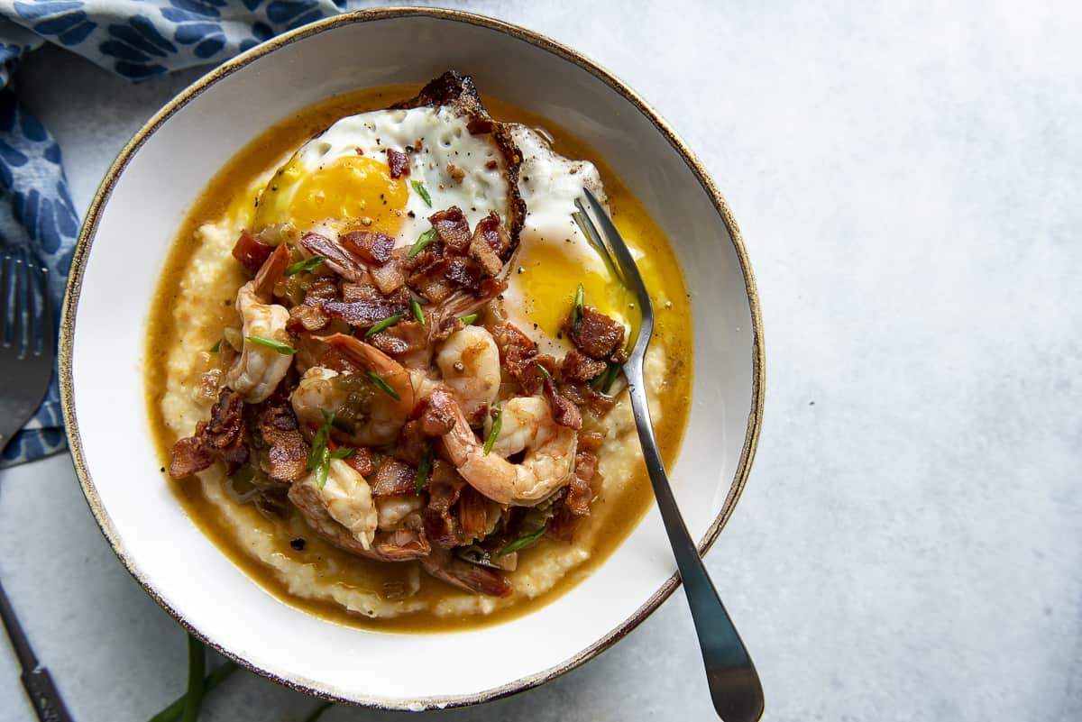 Instant Pot Shrimp and Grits • The Crumby Kitchen